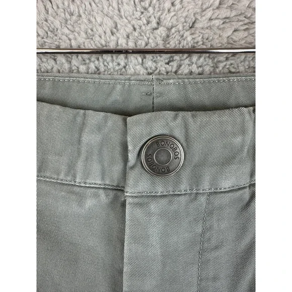 Bonobos Shorts Mens 33 Gray Slim 9 Inch Chino Stretch Casual Classic Summer Mens - Picture 4 of 11